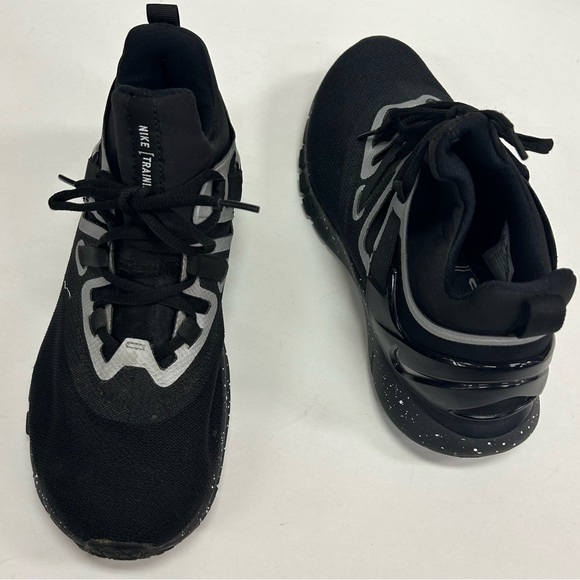 NIKE MEN FLEX METHOD TR TRAINING SHOES BLACK WHITE AND METALIC IN SIZE 8.5 - Picture 5 of 7